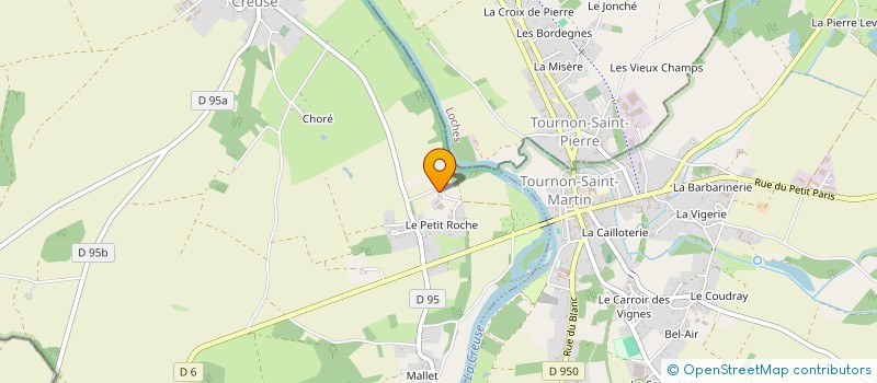 localisation de l'entreprise MONSIEUR PIERRE LEBEAU  NEONS-SUR-CREUSE