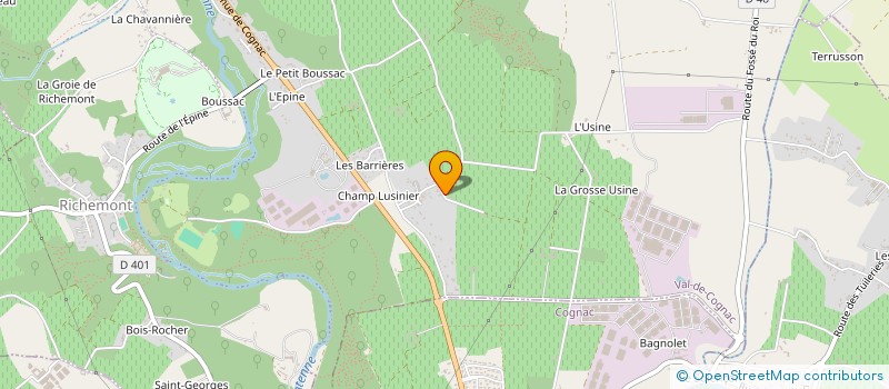 localisation de l'entreprise MONSIEUR PIERRE LEBECQ à VAL-DE-COGNAC