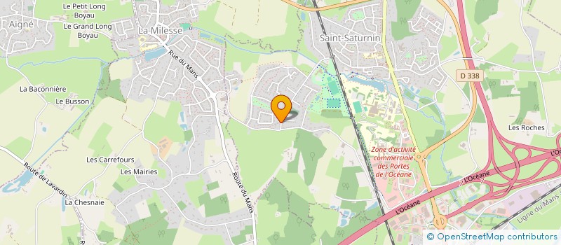 localisation de l'entreprise MONSIEUR PIERRE LEBERT  SAINT-SATURNIN