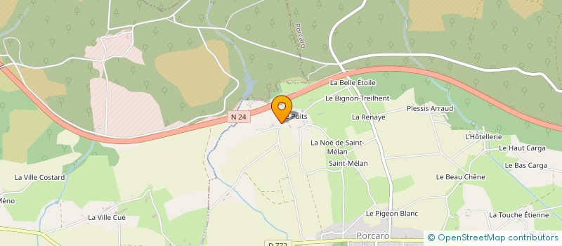 localisation de l'entreprise MONSIEUR PIERRE LEBLANC à PORCARO