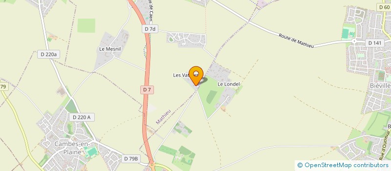 localisation de l'entreprise MONSIEUR PIERRE LEBLANC  MATHIEU