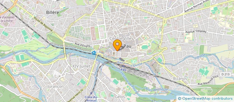 localisation de l'entreprise MONSIEUR PIERRE LEBLANC à PAU
