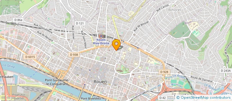 localisation de l'entreprise MONSIEUR PIERRE LEBLOND  ROUEN