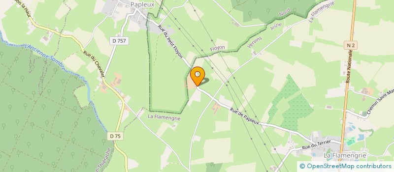 localisation de l'entreprise MONSIEUR PIERRE LEBLUS  LA FLAMENGRIE