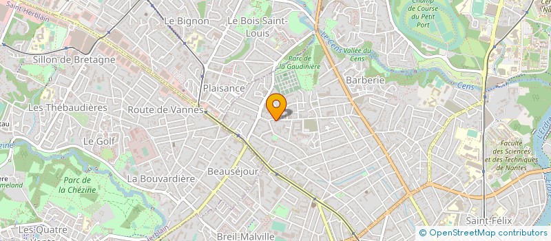 localisation de l'entreprise MONSIEUR PIERRE LEBONNOIS à NANTES