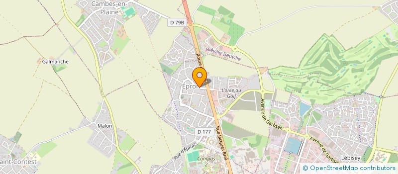 localisation de l'entreprise MONSIEUR PIERRE LEBRETON  EPRON