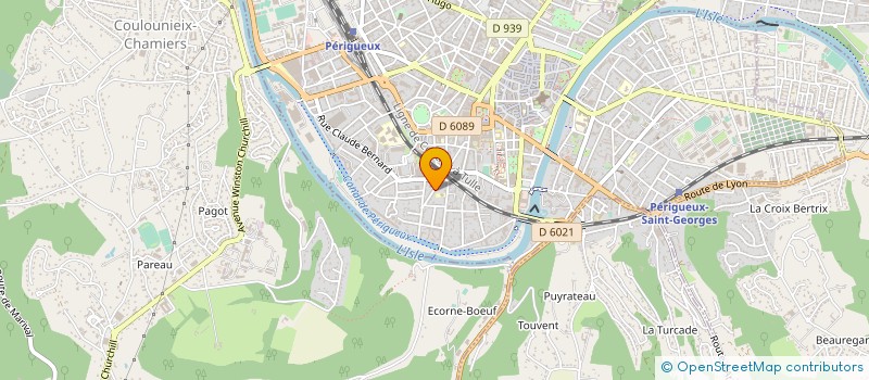 localisation de l'entreprise MONSIEUR PIERRE LEBRIAT  PERIGUEUX