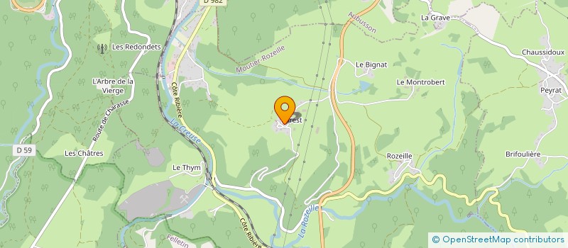 localisation de l'entreprise MONSIEUR PIERRE LEBRUN à MOUTIER-ROZEILLE
