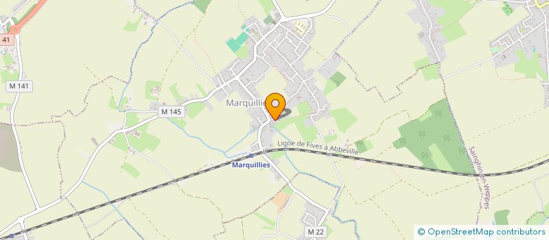 localisation de l'entreprise MONSIEUR PIERRE LECAT  MARQUILLIES