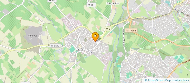 localisation de l'entreprise MONSIEUR PIERRE LECHELLE  LAVERUNE