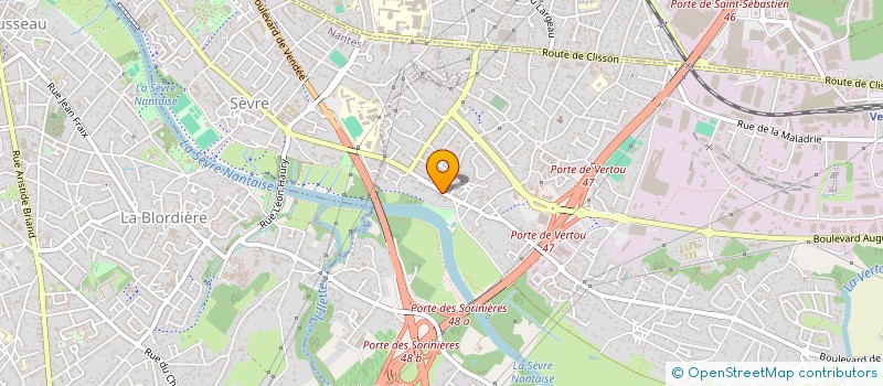 localisation de l'entreprise MONSIEUR PIERRE LECLERC  VERTOU