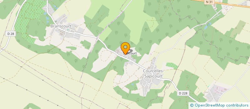 localisation de l'entreprise MONSIEUR PIERRE LECOCQ  COURCELLES-SAPICOURT
