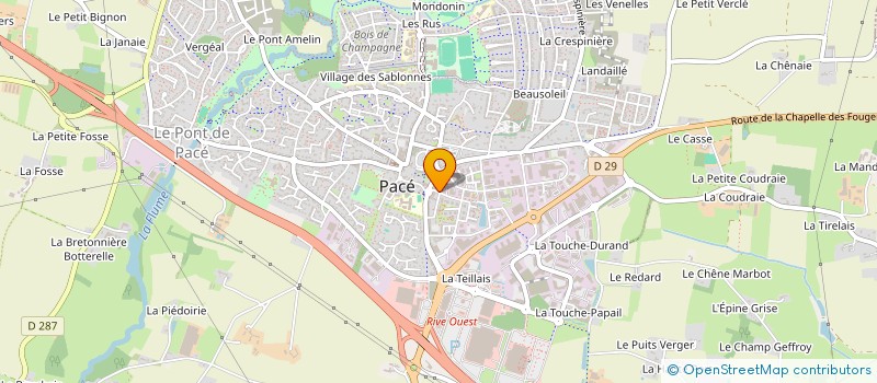 localisation de l'entreprise MONSIEUR PIERRE LECOEUR à PACE