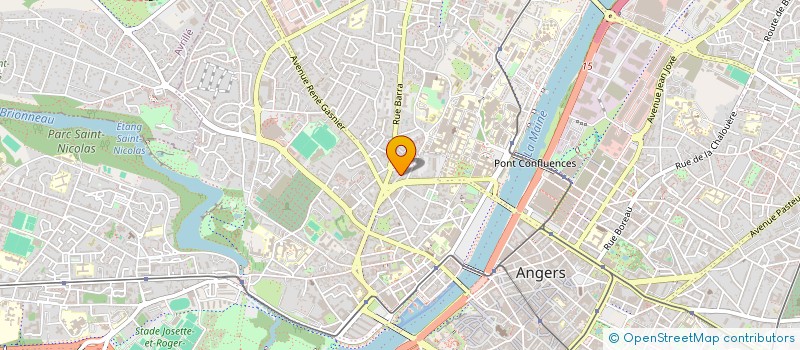 localisation de l'entreprise MONSIEUR PIERRE LECOMPTE  ANGERS