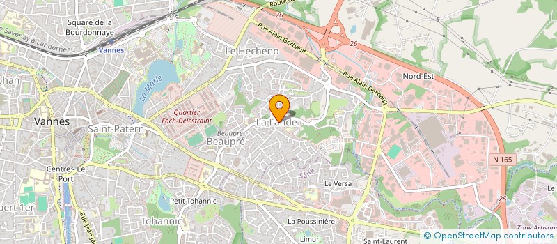 localisation de l'entreprise MONSIEUR PIERRE LECOMPTE à VANNES