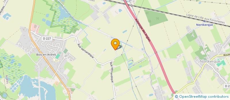 localisation de l'entreprise MONSIEUR PIERRE LEDET  ARDRES