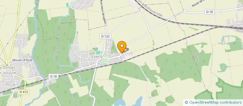 localisation de l'entreprise MONSIEUR PIERRE LEDOUX  EVERLY