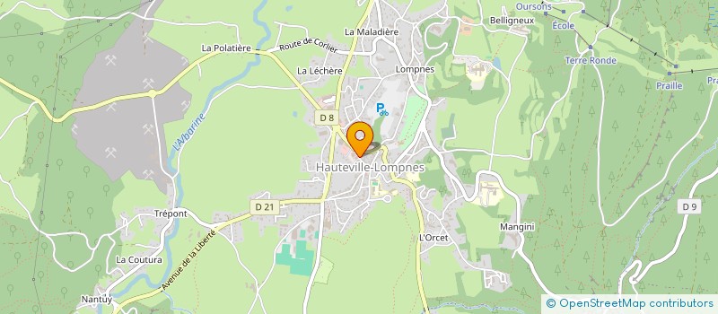 localisation de l'entreprise MONSIEUR PIERRE LEDOUX  PLATEAU D'HAUTEVILLE