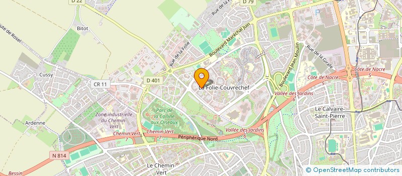 localisation de l'entreprise MONSIEUR PIERRE LEDUC à CAEN