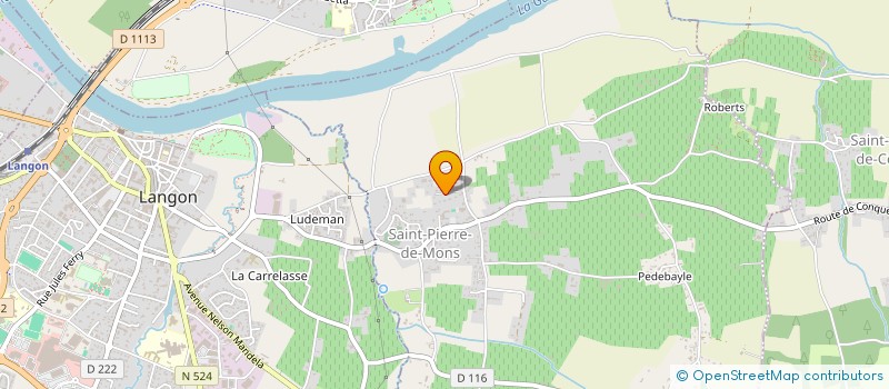 localisation de l'entreprise MONSIEUR PIERRE LEES-MELOU  SAINT-PIERRE-DE-MONS