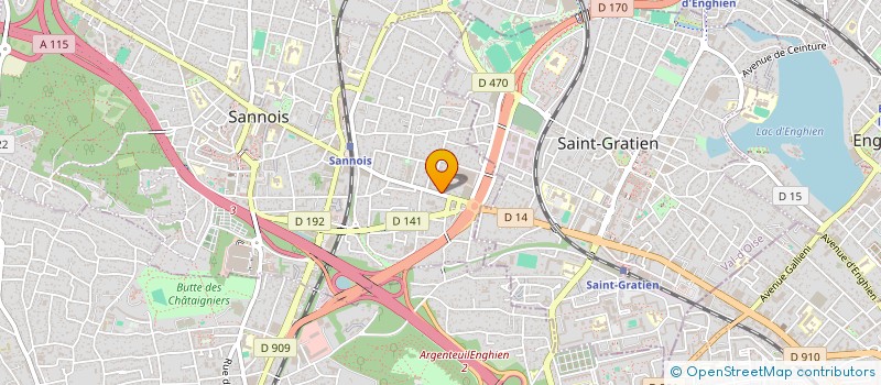 localisation de l'entreprise MONSIEUR PIERRE LEFEBVRE  SANNOIS