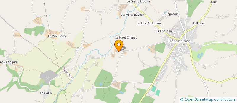 localisation de l'entreprise MONSIEUR PIERRE LEFEBVRE  HENANBIHEN