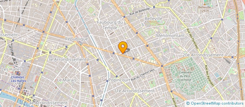 localisation de l'entreprise MONSIEUR PIERRE LEFEVRE à PARIS