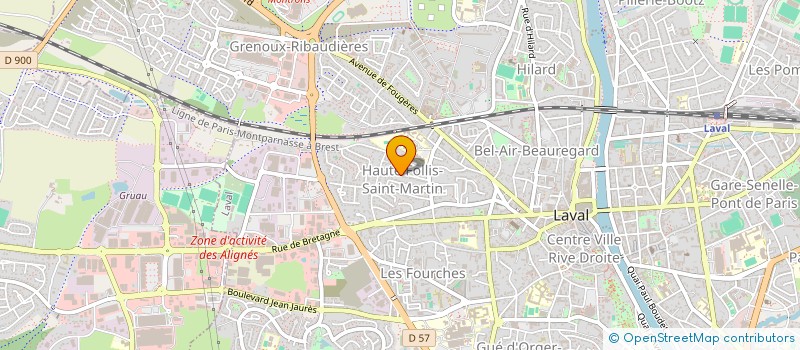 localisation de l'entreprise MONSIEUR PIERRE LEFEVRE à LAVAL