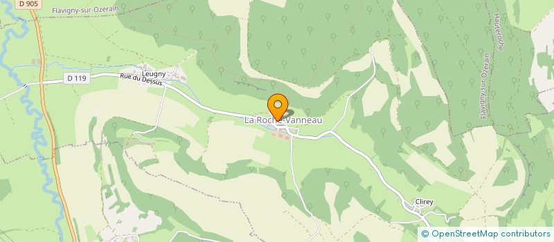 localisation de l'entreprise MONSIEUR PIERRE LEFOL  LA ROCHE-VANNEAU