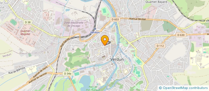 localisation de l'entreprise MONSIEUR PIERRE LEFORT à VERDUN