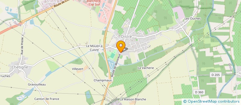 localisation de l'entreprise MONSIEUR PIERRE LEFRANCOIS  VILLEBERNIER