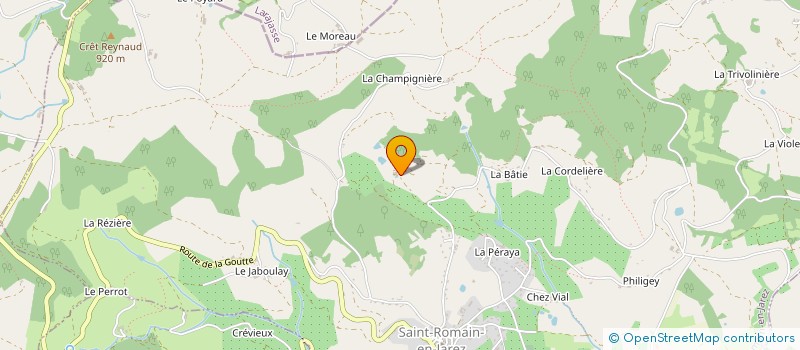 localisation de l'entreprise MONSIEUR PIERRE LEGAT à SAINT-ROMAIN-EN-JAREZ