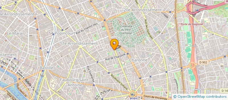 localisation de l'entreprise MONSIEUR PIERRE LEGAY  PARIS