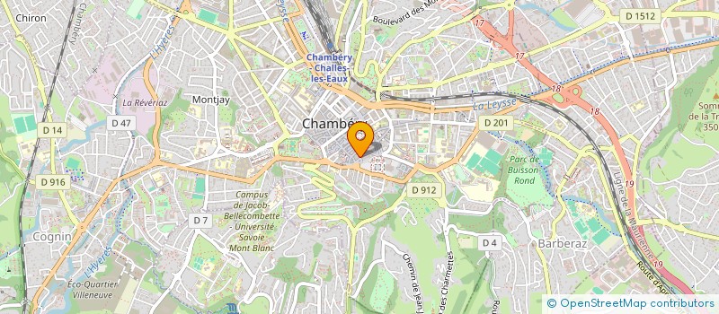 localisation de l'entreprise MONSIEUR PIERRE LEGAY  CHAMBERY