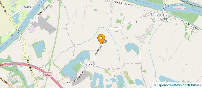 localisation de l'entreprise MONSIEUR PIERRE LEGENDRE  SAUVETERRE-SAINT-DENIS