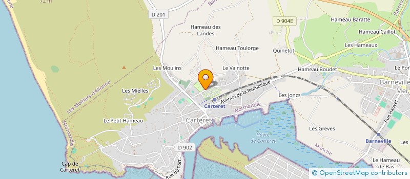 localisation de l'entreprise MONSIEUR PIERRE LEGOUPIL  BARNEVILLE-CARTERET