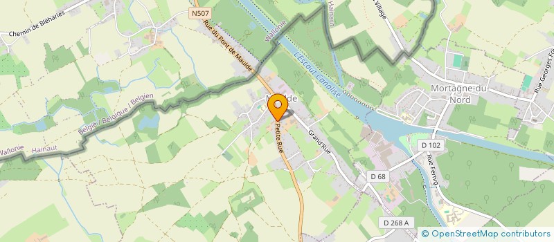 localisation de l'entreprise MONSIEUR PIERRE LEGRAIN  MAULDE