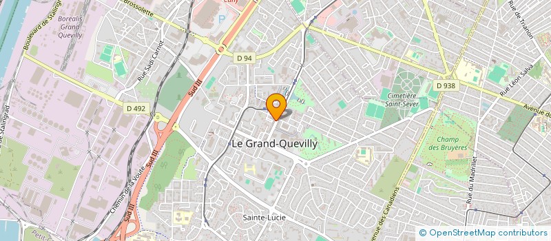 localisation de l'entreprise MONSIEUR PIERRE LEGRAND à LE GRAND-QUEVILLY