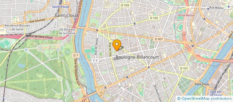 localisation de l'entreprise MONSIEUR PIERRE LEGRAND à BOULOGNE-BILLANCOURT
