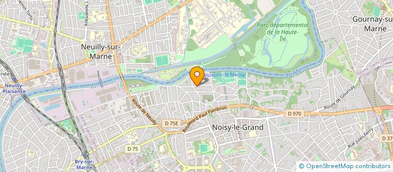 localisation de l'entreprise MONSIEUR PIERRE LEGROS  NOISY-LE-GRAND