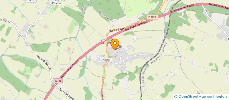 localisation de l'entreprise MONSIEUR PIERRE LEHAIN  GEMIL