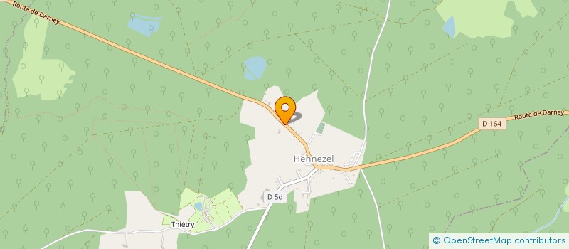 localisation de l'entreprise MONSIEUR PIERRE LELARGE  HENNEZEL