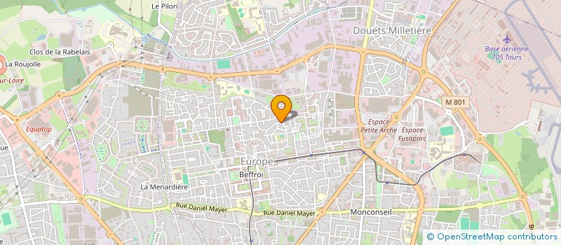 localisation de l'entreprise MONSIEUR PIERRE LELARGE  TOURS