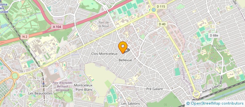 localisation de l'entreprise MONSIEUR PIERRE LELLOUCHE à VILLEPINTE