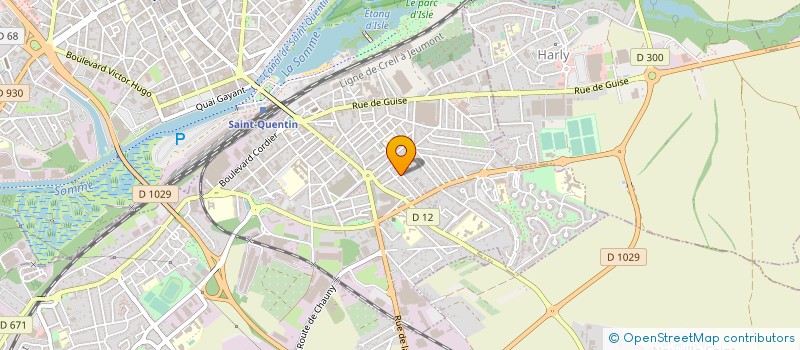 localisation de l'entreprise MONSIEUR PIERRE LEMAIRE à SAINT-QUENTIN