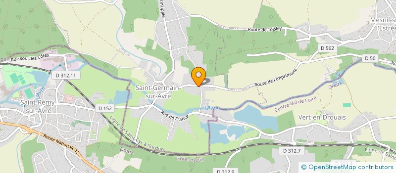 localisation de l'entreprise MONSIEUR PIERRE LEMAIRE  SAINT-GERMAIN-SUR-AVRE