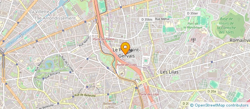 localisation de l'entreprise MONSIEUR PIERRE LEMAIRE  LE PRE-SAINT-GERVAIS