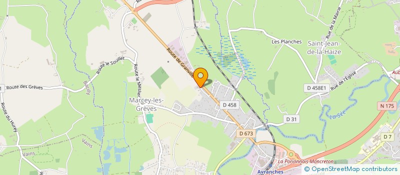 localisation de l'entreprise MONSIEUR PIERRE LEMAITRE  MARCEY-LES-GREVES