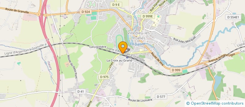 localisation de l'entreprise MONSIEUR PIERRE LEMAITRE  VILLEDIEU-LES-POELES-ROUFFIGNY