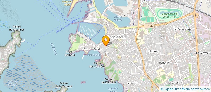 localisation de l'entreprise MONSIEUR PIERRE LEME  SAINT-MALO